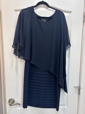 Adrianna Papell Navy cocktail dress